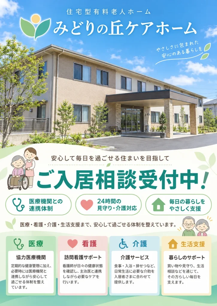 Senior Care Facility Flyer Design